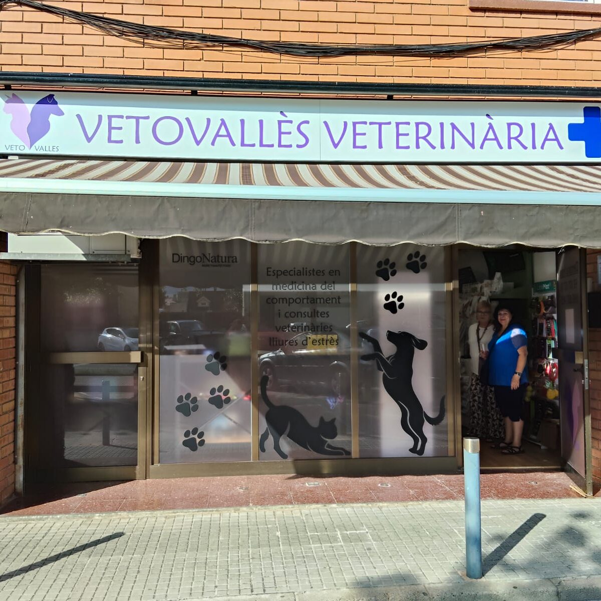 vetovalles, cartel, entrada, aparador, vinilo